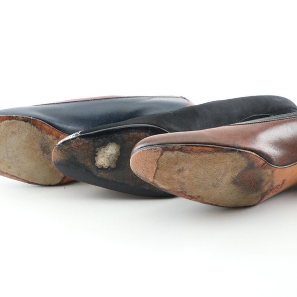 ❗️LAST CHANCE- Vintage FELIPE Satin Heels - Picture 11 of 11